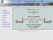 Tablet Screenshot of metrolandgroup.com